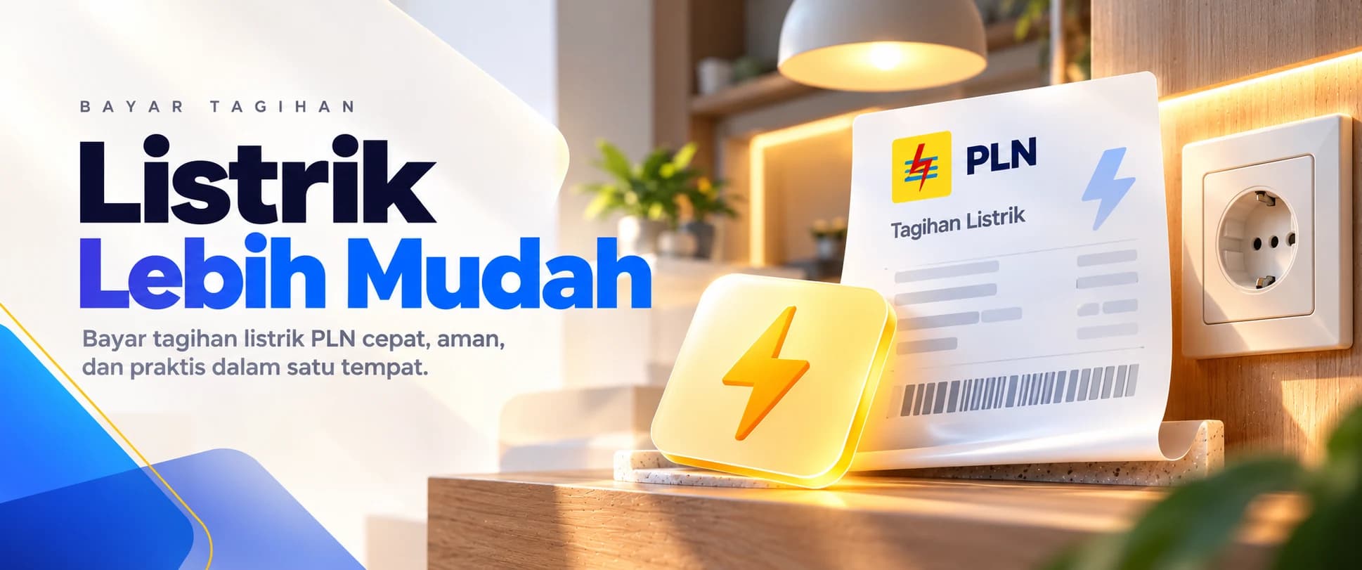 Bayar tagihan listrik dan beli token PLN lebih praktis